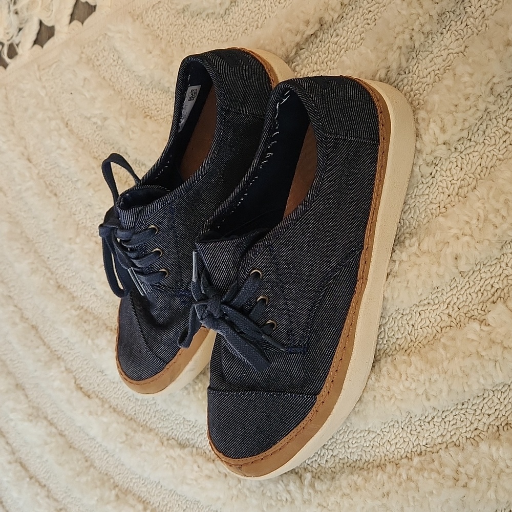 TOMS Paseo Navy Denim Rand shoes Men's 7